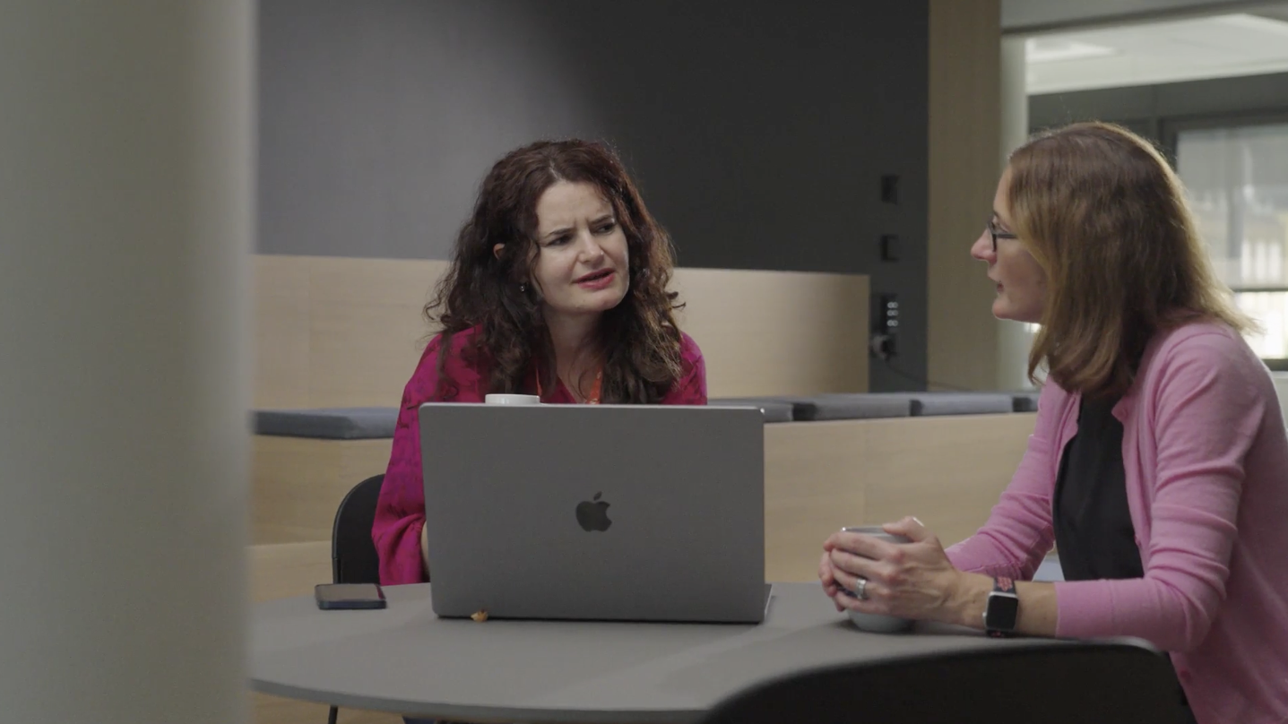 GSK return-to-office campaign, relaxed office environment, Zug